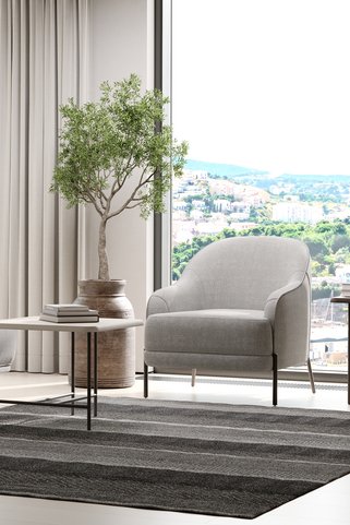 Enza Home Varena Berjer - Açık Gri