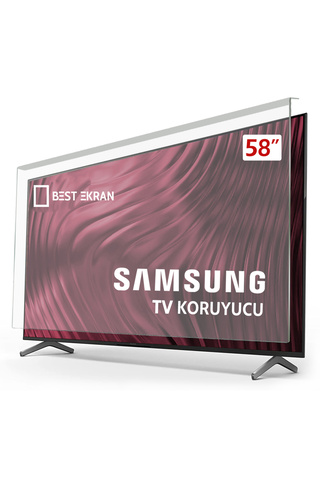Bestekran Samsung 58" Inç 146 Cm Ekran Oled Qled Crystal Qned Smart Uhd 4k-8k Televizyon Tv Ekran Koruyucu