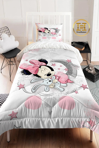 EVSEHOMES AYDA BEBEK MİNİ  YORGAN SETİ ( YORGAN - YASTIK KILIFI )