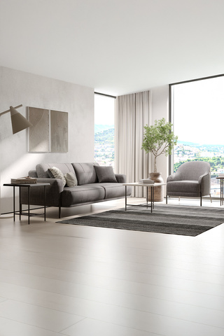 Enza Home Varena Koltuk Takımı - Vizon