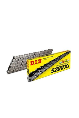 DID SET DID TRİUMPH TRIDENT 660 (2021-2023) 520-120 BAKLA VX3 X-RİNG ZİNCİR (ÇELİK RENK)