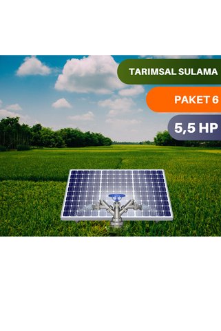 UrlaSolar Urla Solar 5.5HP 4kW (380V) TARIMSAL SULAMA SİSTEMİ