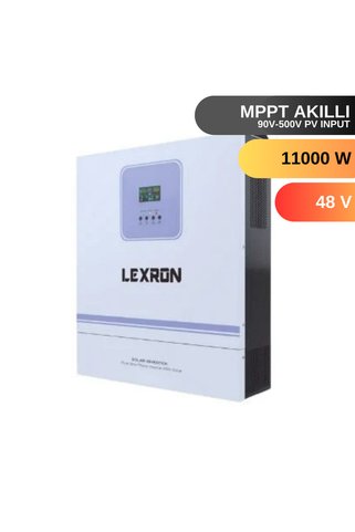Lexron 11KW HV 2XMPPT AKILLI INVERTER 48V