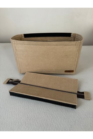 Keçelove B. Heur Tote Bag Small Boy Fermuarlı Çanta Içi Organizer, Çanta Içi Düzenleyici, Çanta Içi Organizer
