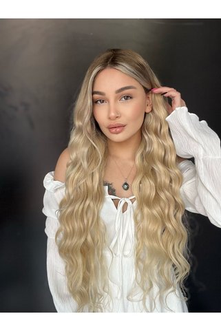 Suzan Peruk Hayalet Tül peruklar %100 gerçek doğal saç+Yapıştırıcı bant hediye .Tül peruk