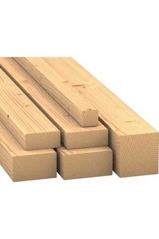 iAhşap 4x8x200 cm Silinmiş (1 Adet) Sedir Kereste Ahşap Çıta