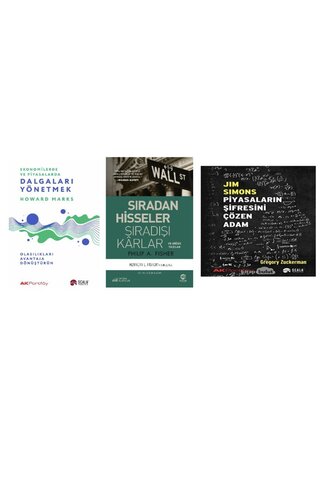 Scala Yayıncılık DALGALARI YONETMEK+SIRADAN HISSELER SIRADISI KARLAR+JIM SIMONS(,pyasalarin sifresini cozen adam)=3