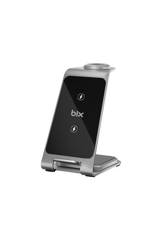 Bix 15w 3’ü 1 Arada Iphone Apple Watch Airpods Uyumlu Ultra Ince Manyetik Kablosuz Şarj Istasyonu