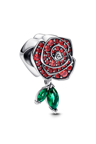 Pandora Açan Işıltılı Gül Charm