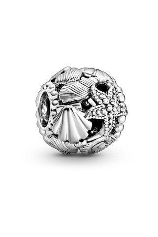 Pandora Kafes İşi Deniz Yıldızı, Deniz Kabukları ve Kalpler Charm