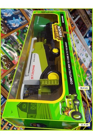 OYUNCAKSAHİLİ Biçerdöver John 670 Harvester Koleksiyon Model Römorklu Çiftlik Araçları 2li Oyuncak