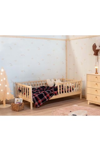 NATURKIDZ Montessorı Yatak 90 X 190 Çam Ağacı