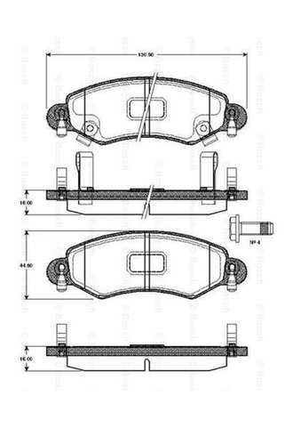 Bosch - Suzuki Wagön + Ön Fren Balata 1.0-1.3 [2003-üstü]