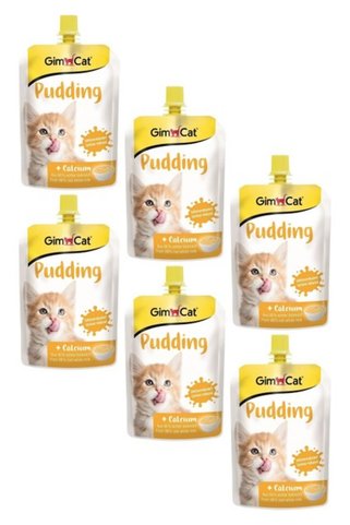 Gimcat Puding Cat Milk Kalsiyumlu Sıvı Kedi Sütü 150 gr (6 ADET)