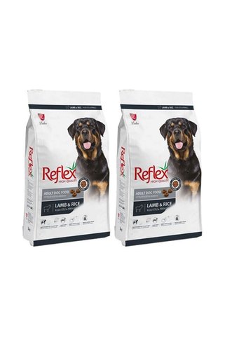 Reflex Kuzu Etli ve Pirinçli Yetişkin Köpek Maması 15 kg x 2