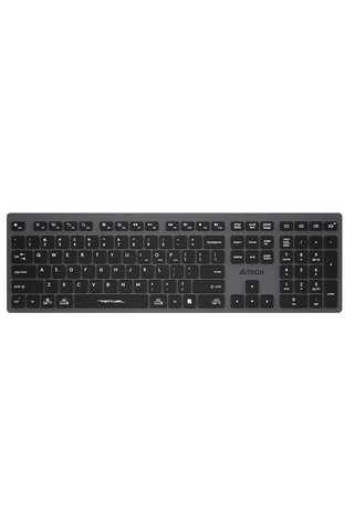 Universal A4 Tech Fstyler FBX50C Gri Bluetooth+2.4G Nano Fn Şarjlı Multimedya Klavye