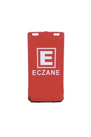 Evelux Eczane Baskılı Çift Yön Ultra Levhalı Reklam Dubası Kırmızı Renk 7.5 Kg