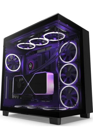 Nzxt H Series H9 Elite Edition Cm-h91eb-01 Temperli Cam Siyah Mid Tower Gaming (OYUNCU) Kasa