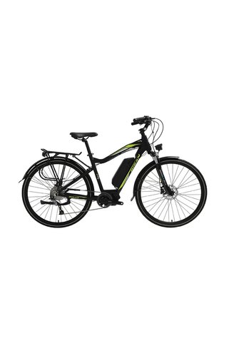 Bisan E-City Elektrikli Şehir Bisikleti Siyah-Yeşil-48 cm