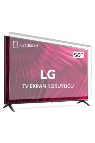 LG 50NANO81T6A Tv Ekran Koruyucu 50" inç 127 ekran Kırılmaz Koruma paneli camı TGFLDfsdf52