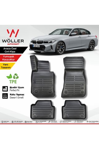 wöller Bmw 3 Serisi G20 Paspas 2019 2025 Arası Uyumlu 3d Havuzlu Wöller Paspas