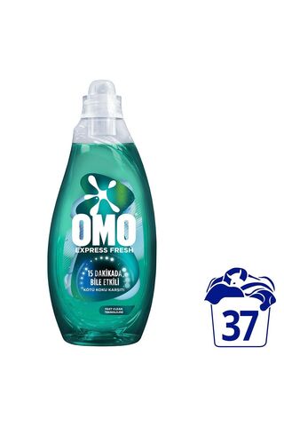 Omo Express Fresh Beyaz ve Renkliler 1480 Ml x4 Adet