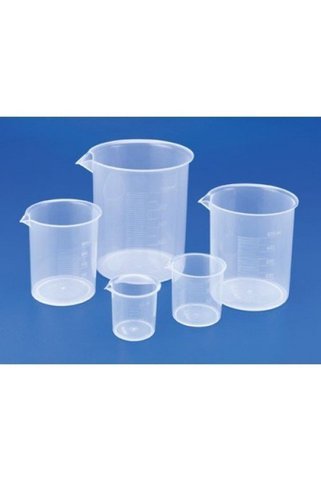 Medikaltec Beher Plastik 500 ml Beher Glass