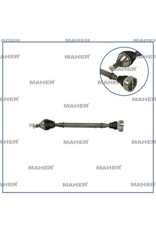 MAHER Aks Komple Ön Polo 09= / Ibiza V 08= / Sağ Cayb 1.6tdi A-t 785mm MHR-18595
