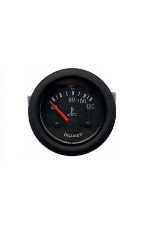 Ölçüsan 12v Hararet Saati 52 Mm (40-120 °C)