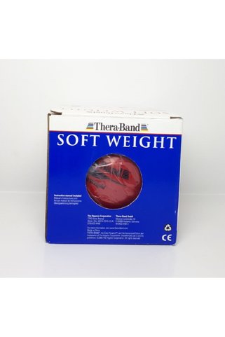 THERABAND THERA-BAND YUMUŞAK AĞIRLIK TOPU KIRMIZI 1,5KG