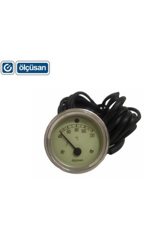 ÖLÇÜSAN HARARET SAATİ CİVALI 4 MT (40°C-120°C) (İKAZLI) (60 MM)