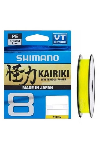 Shimano Kairiki 8 Yellow Sarı 0,16Mm 300 Mt İp Misina
