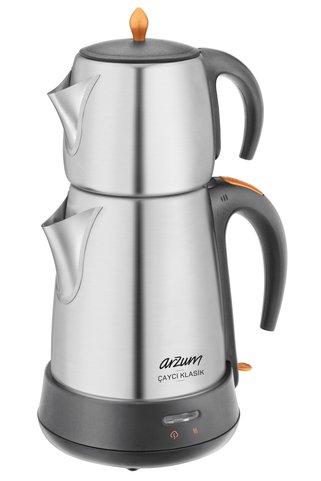 Arzum Ar3004-ınx Çaycı Klasik Paslanmaz Çelik Çay Makinesi - Inox