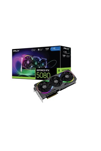 PNY GeForce RTX5080 ARGB 16GB OC GDDR7 256Bit (VCG508016TFXXPB1-O) Gaming (Oyuncu) Ekran Kartı