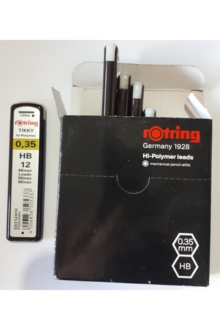 Rotring Versatil Min /UÇ 0.35 mm HB  10  Tüplü Kutu Rotring