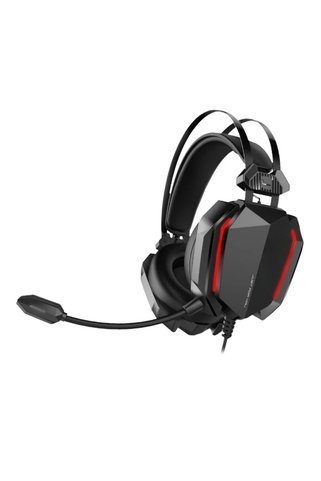 CROW'S TECH Oyuncu Kulaklığı Kablolu Rgb Aydınlatma Usb Girişli Mikrofonlu Gaming Kulaklık