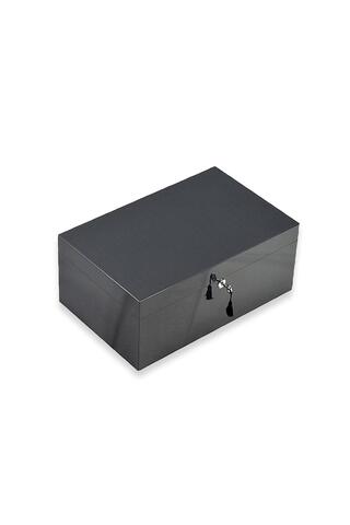 Lubinski İtaly Humidor Puro Kutusu Karbon Desen 120's
