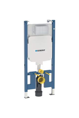 Geberit Alpha Gömme Rezervuar Duvar Önü Alçıpan Uygulamalı Set, İnce,458.175.00.1