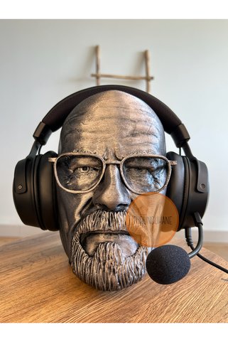 TURUNCUHANE Walter White Breaking Bad Kulaklık Standı Hediyelik Gamer Dekor