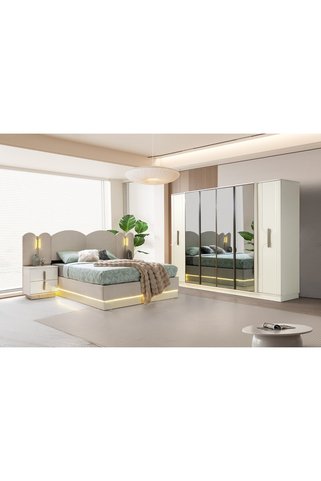 AYDINEV Milano Mdf Bazalı Yatak Odası Takımı