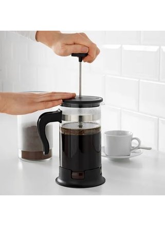 IKEA Premium Ürün Kaliteli Üretim Pratik Kullanım Şık Tasarım Kullanışlı 1 Lt French Press UPPHETTA