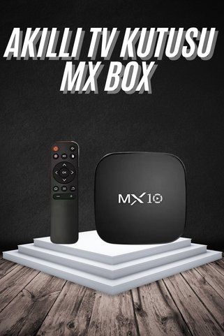 UCUZTEKNO Akıllı TV kutusu Mx Box Android 7.1 TV kutusu 2.4G Wifi