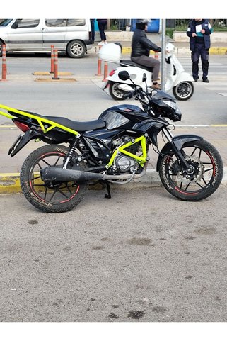Hamza Motors RKS 125R Ön&Arka Koruma Demiri Set (Neon Sarı)