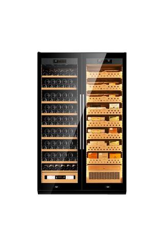 Raching Cigar Cabinet Raching SD800-MX Elektronik Puro Dolabı - Şarap Dolabı Siyah