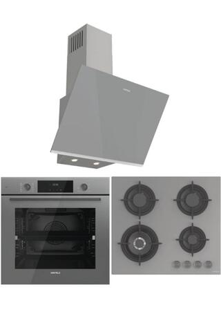 Hafele Orion Gri Ankastre Set (ORİON II OCAK/ORİON FIRIN/ORİON DAVLUMBAZ)