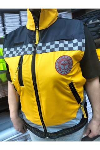 TRENDAY TEKSTİL Acil Sağlık Paramedik Dört Mevsim Ünisex Yelek Yeni Model