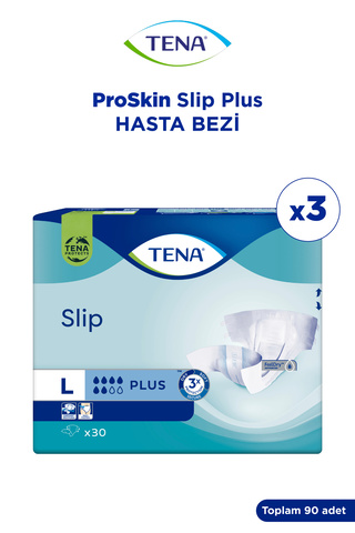 TENA Slip Plus Yetişkin Hasta Bezi Large 6 Damlacıklı 90 Adet