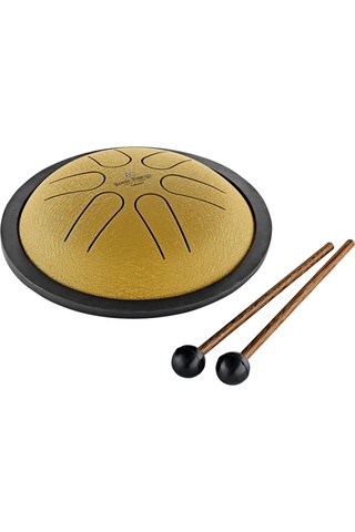 MEINL Sonic Energy MSTD3G Mini Steel B-major 6'' Tongue Drum (Gold)