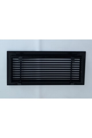 Renuzu60x10 Alüminyum Şömine Menfezi Mobilya Dolap Menfezi 60X10 iç ölçü 65,5x15,5 dış ölçü