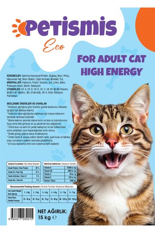 Petismis Tavuklu Yetişkin Kedi Maması 15kg